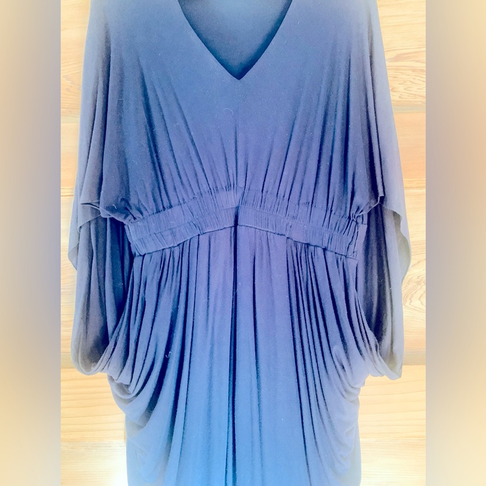 Navy blue flowy dress